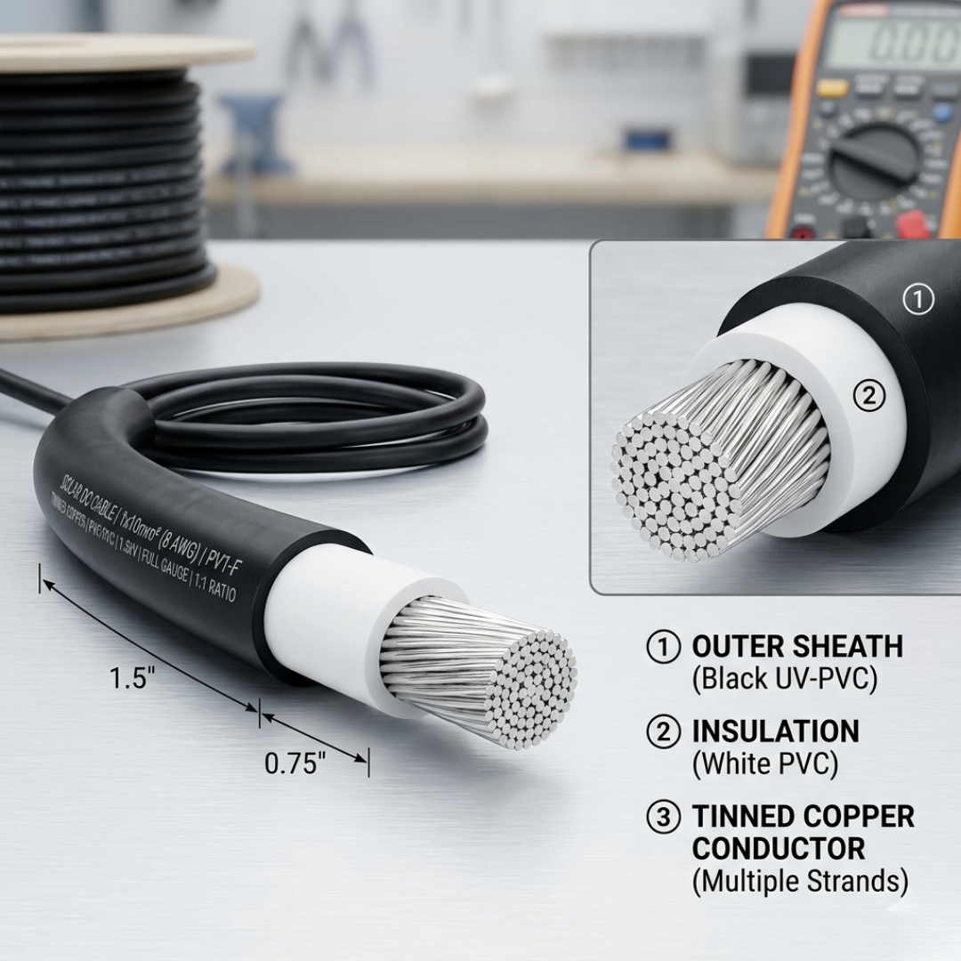 Tinned Copper DC Cable PVC/PVC (Full Gauge) - Image 2