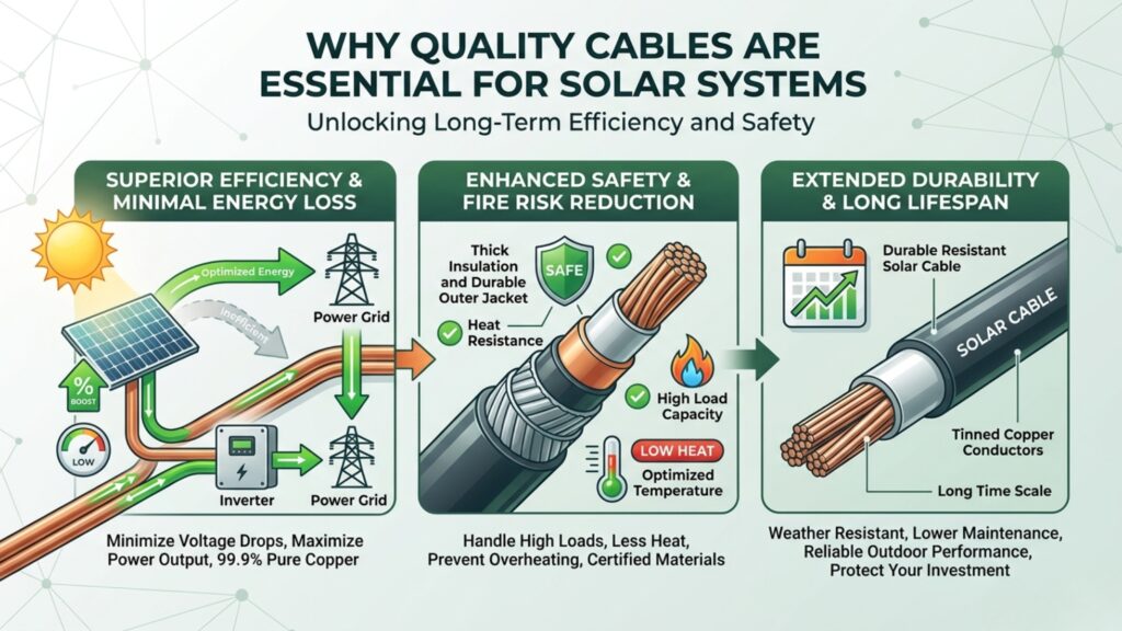 why quality cables are essential for solar systems