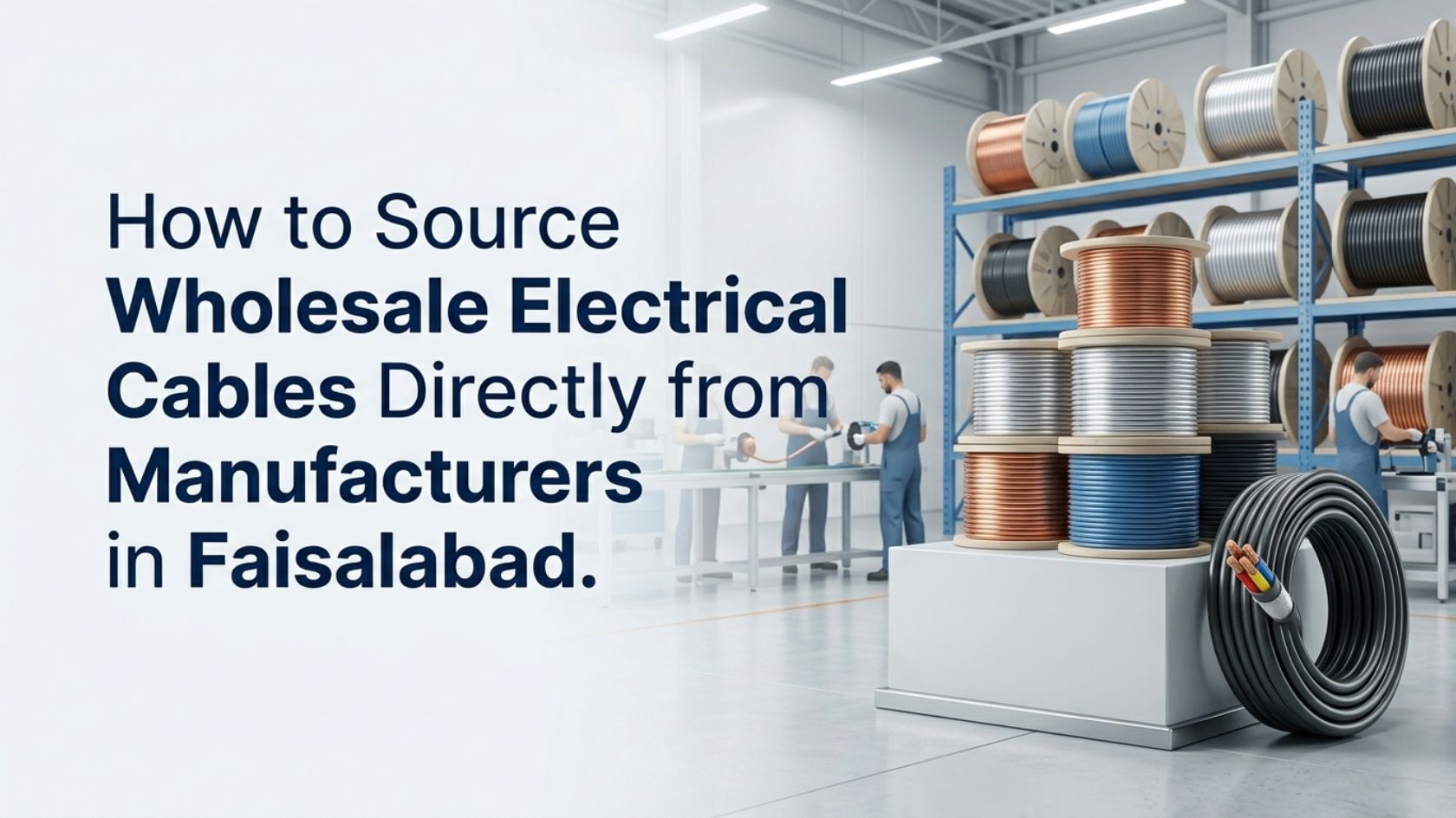 how to source wholesale electrical cables directly from manufacturers in faisalabad